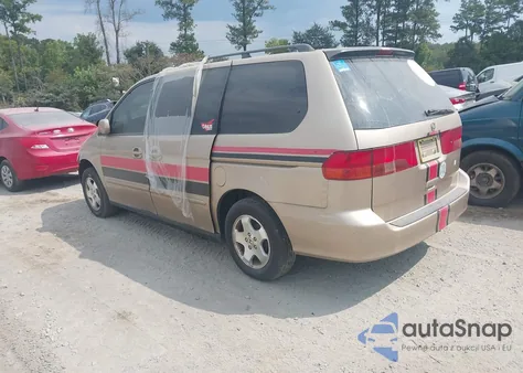 2000 Honda Odyssey Ex из США, поврежденный, VIN 2HKRL1867YH555975